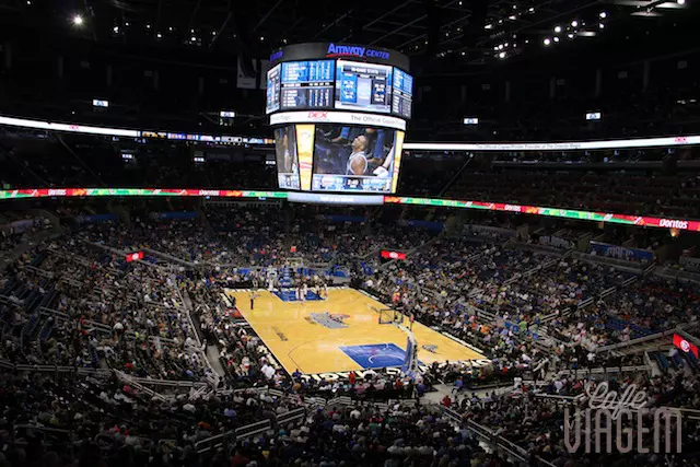 Orlando Magic como é o jogo no Amway Center