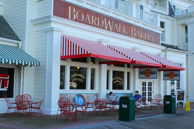 A pequena e deliciosa bakery ao redor dos hotéis do Boardwalk na Disney