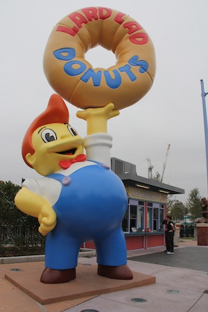 A rosquinha do Homer no Universal Studios