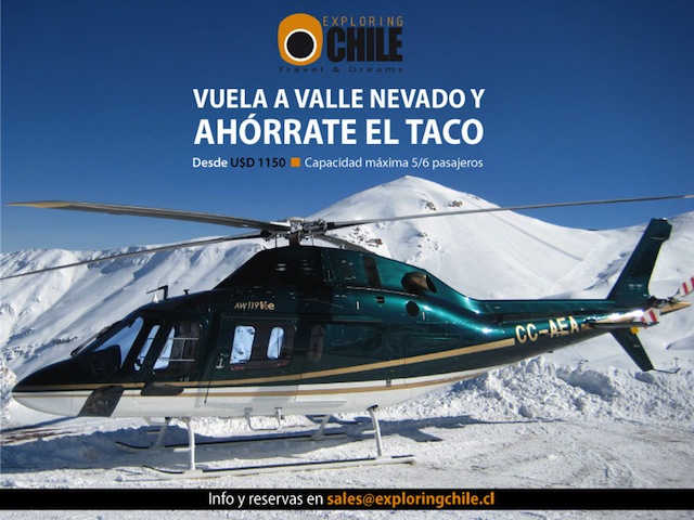 valle-nevado helicoptero