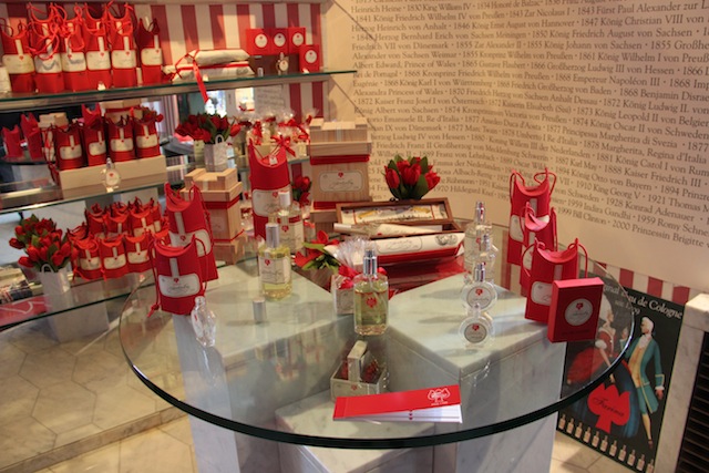 os perfumes da Farina, considerada a mais clássica de Colônia