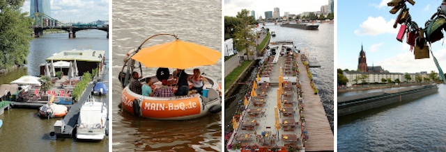 passeios e refeições nos barcos pelo Rio Meno, outra programação bem turística