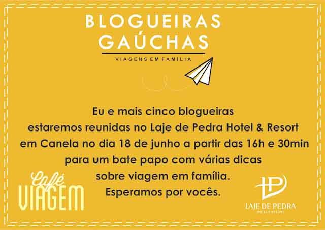 Convite Encontro Blogueiras Canela