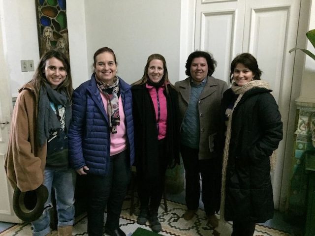 As blogueiras da Rota Farroupilha com a historiadora Vera Albornoz