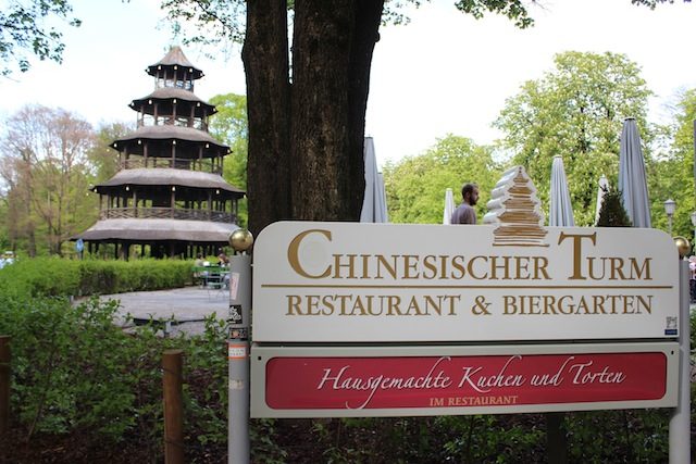 onde comer em Munique Chinesischer Turm Restauran