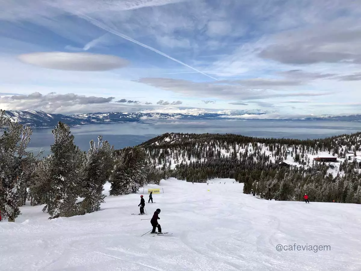 Heavenly: Esqui com as melhores vistas de Lake Tahoe - Acontece no Vale