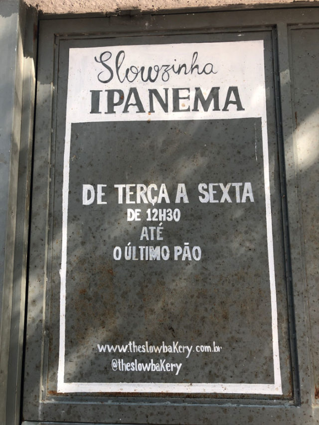 pão em Ipanema Rio