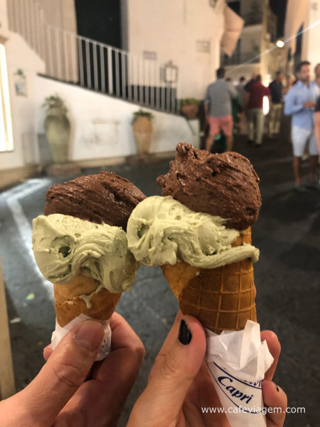 sorvete em Capri