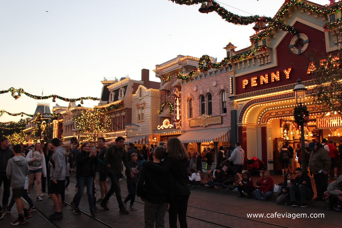 dicas Disneyland Califórnia Natal