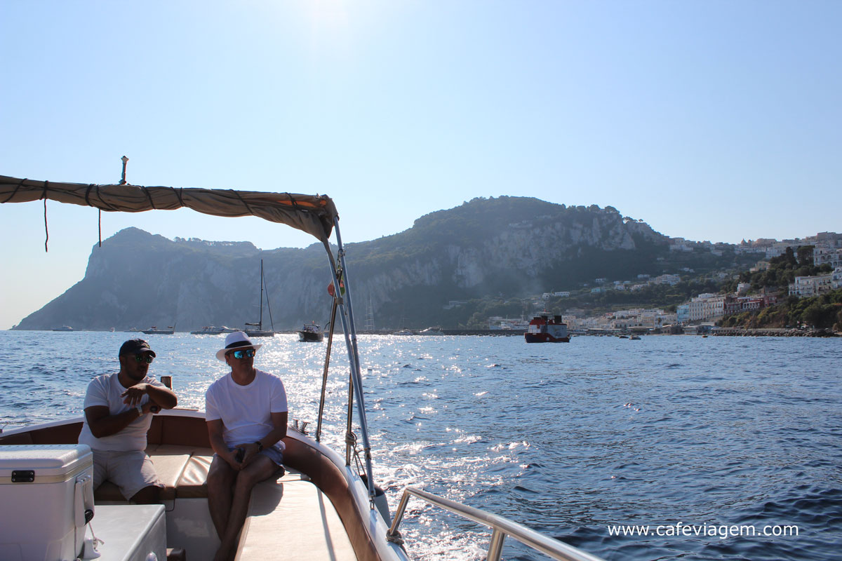 tour privativo barco em Capri
