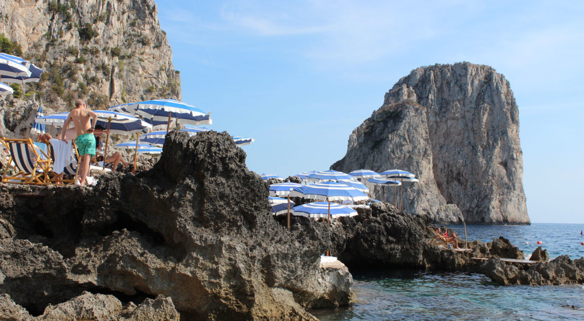 praias em Capri