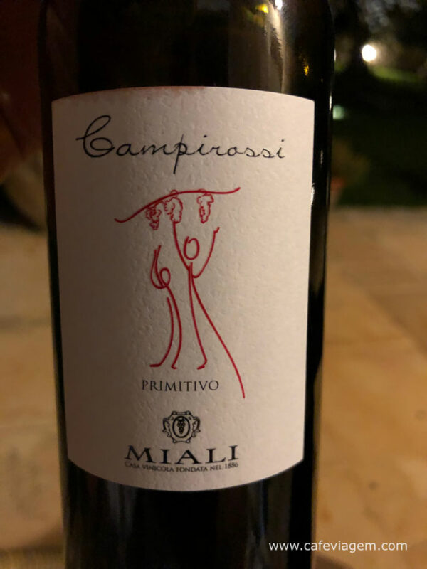 vinhos de Puglia Primitivo
