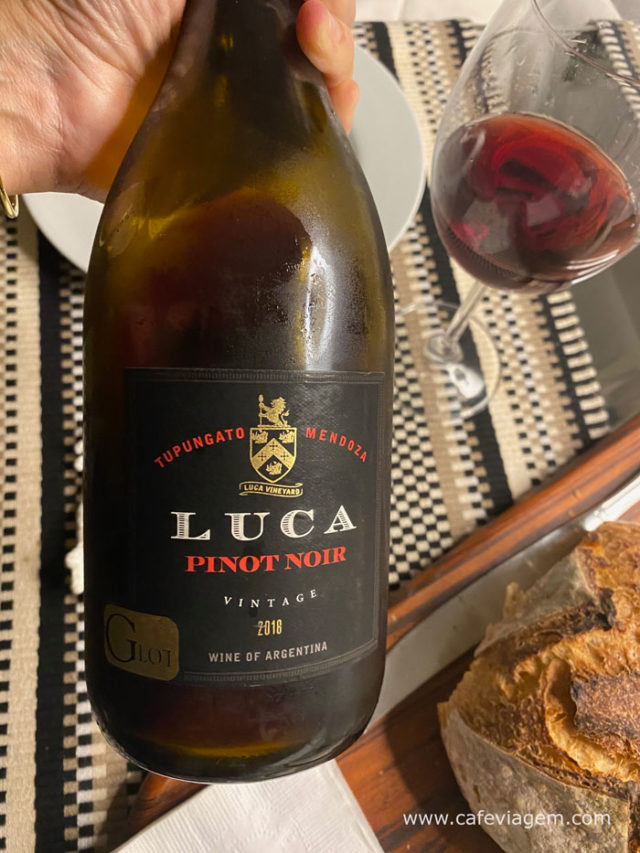 Luca Pinot Noir Vinhos da quarentena