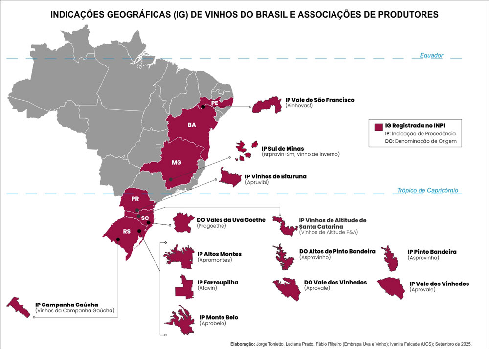 vinhos da campanha Gaúcha Indicação de Procedência