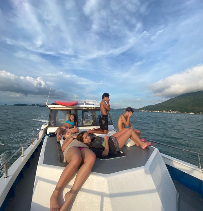 passeio de barco em Florianópolis