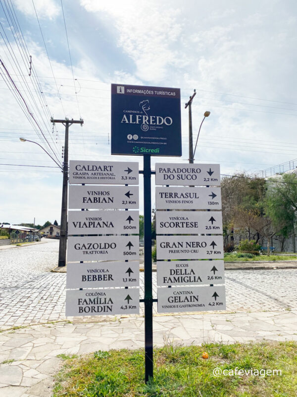 Caminhos do Alfredo novo roteiro de Flores da Cunha Serra Gaúcha