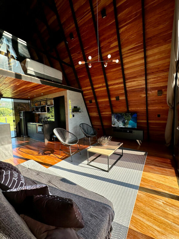 Dica de Cabana perto de Porto Alegre no estilo A-Frame