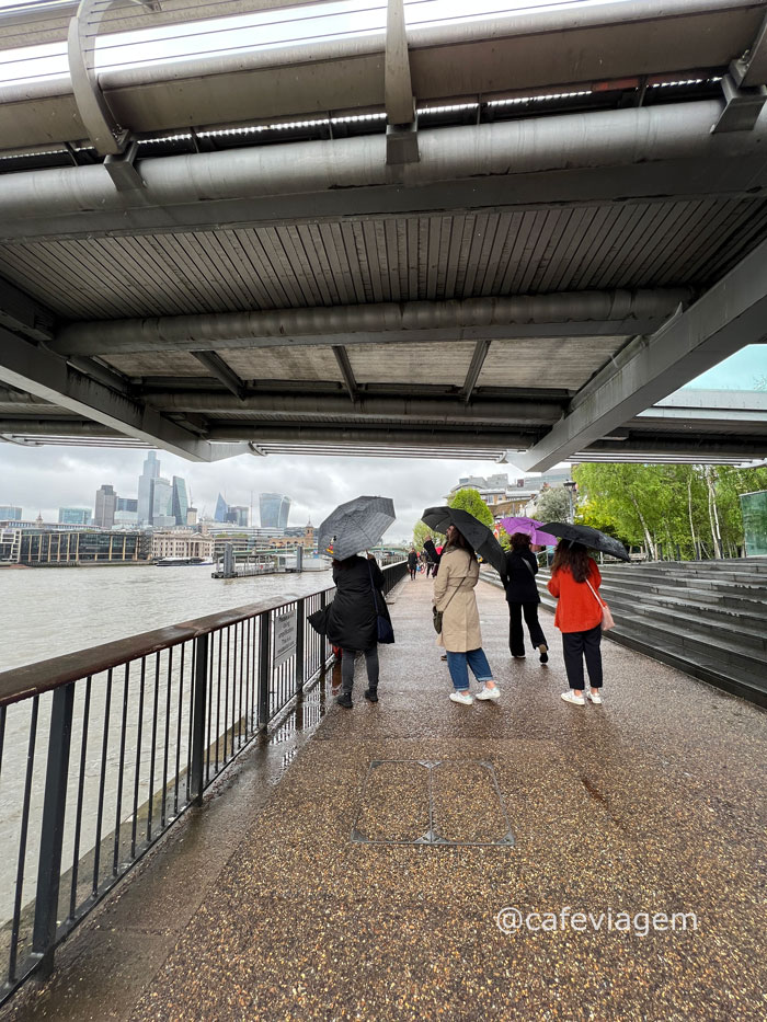 Londres com chuva o que fazer