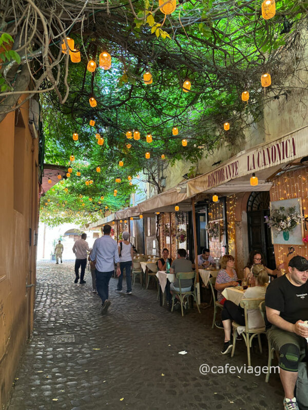 onde comer no Trastevere Roma