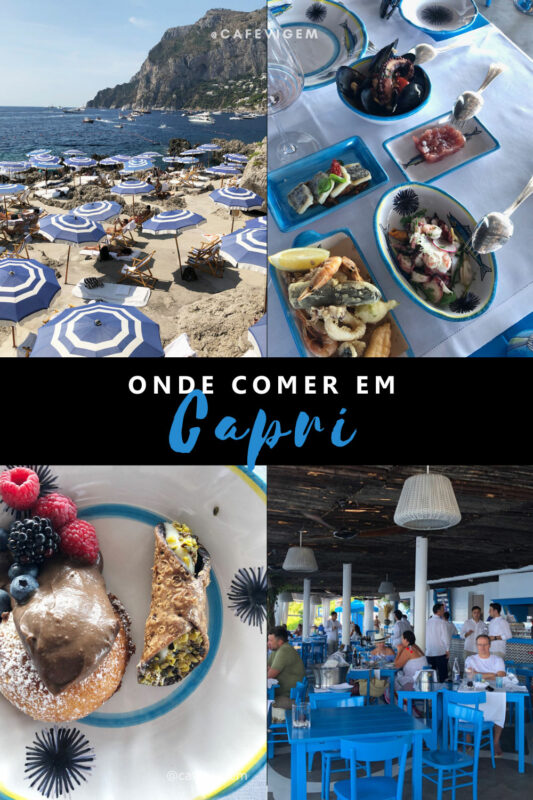 onde comer em Capri