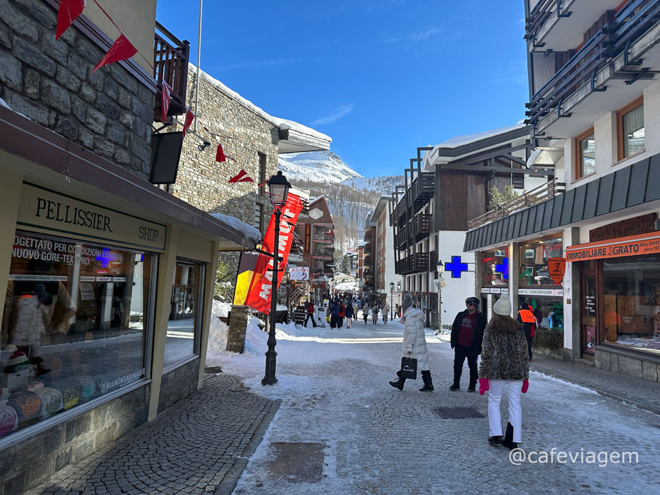 comer em Cervinia na Itália Vale d´Aosta