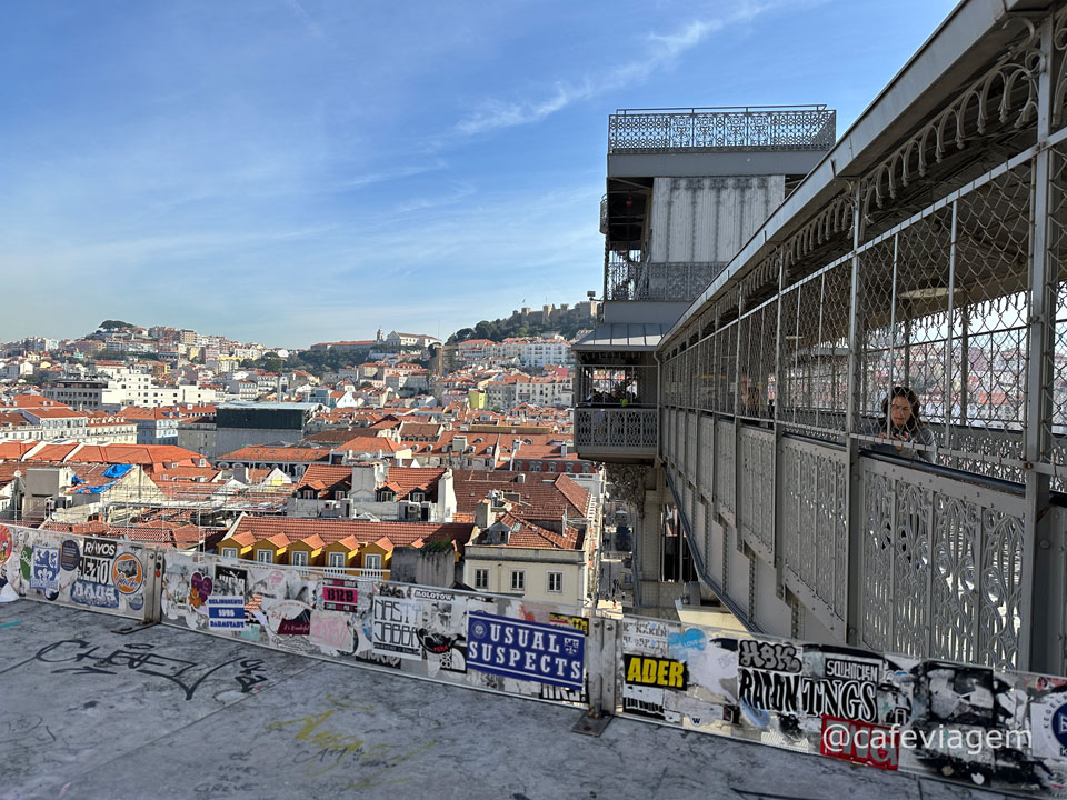 Elevador Santa Justa mirante