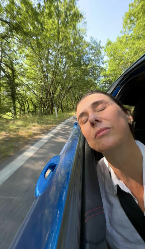 de carro na Toscana