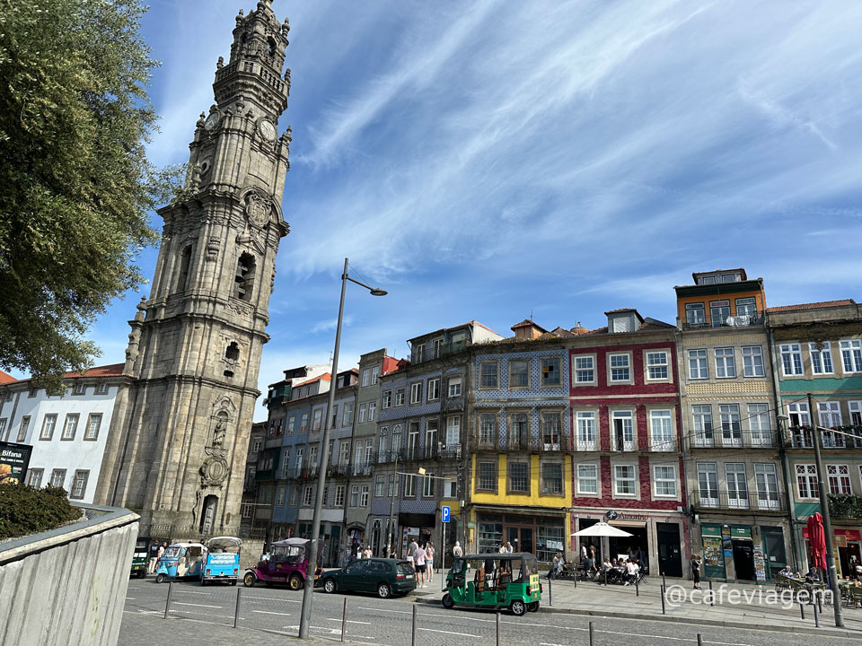 Torre dos Clérigos – considerada uma das melhores vistas do Porto