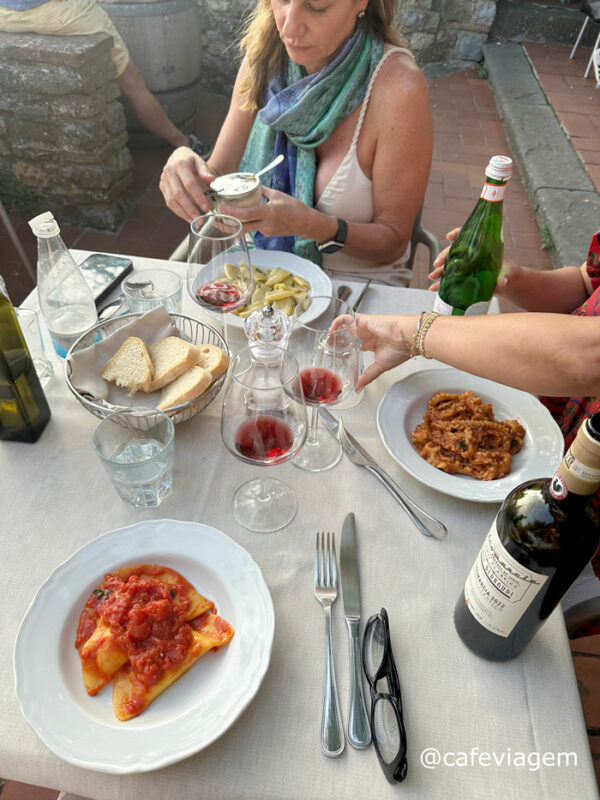 comer em Panzano Chianti
